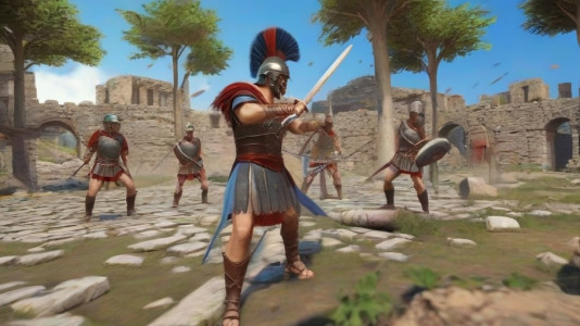 اسکرین شات 1 بازی Gladiator ertugrul sword Fight