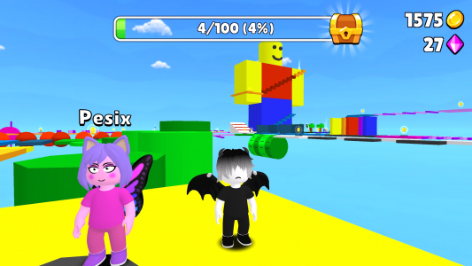 اسکرین شات 2 بازی Obby Parkour: Runner Game