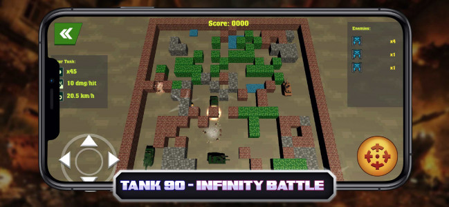 اسکرین شات بازی Tank 90 - Infinity Battle 1