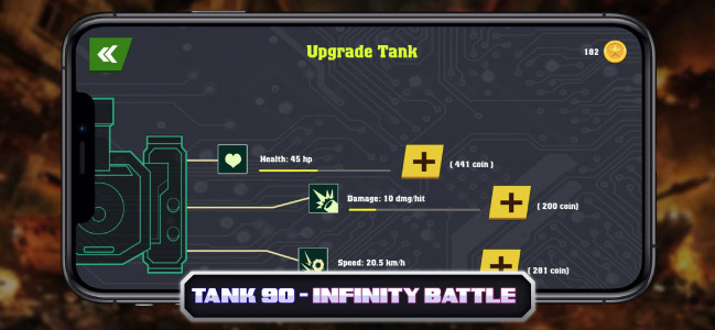 اسکرین شات بازی Tank 90 - Infinity Battle 2