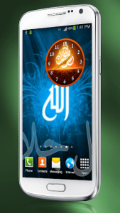 اسکرین شات برنامه Allah Clock Widget 3