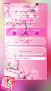 اسکرین شات برنامه Anime Keyboard Theme 5