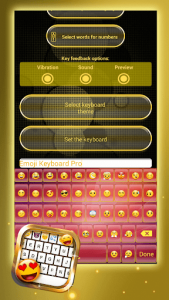 اسکرین شات برنامه Emoji Keyboard Pro 2