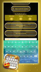 اسکرین شات برنامه Emoji Keyboard Pro 5
