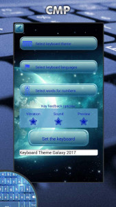 اسکرین شات برنامه Keyboard Themes Galaxy 2017 2