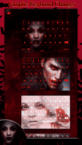 اسکرین شات برنامه Vampire Keyboard Changer 2