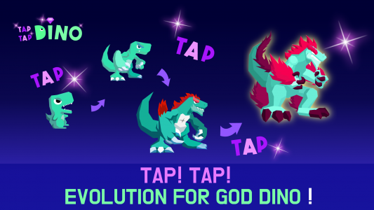 اسکرین شات بازی Tap Tap Dino : Dino Evolution (Idle & Clicker RPG) 1