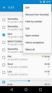 اسکرین شات 2 برنامه Call Recorder (Light)