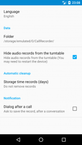 اسکرین شات 5 برنامه Call Recorder (Light)