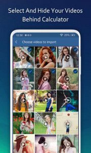اسکرین شات 5 برنامه Calculator Lock - Hide Photos