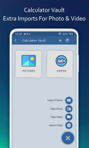 اسکرین شات 6 برنامه Calculator Lock - Hide Photos