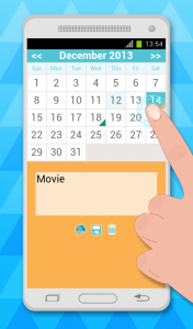 اسکرین شات برنامه monthly calendar app 4