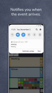 اسکرین شات برنامه Calendar with Colors 3