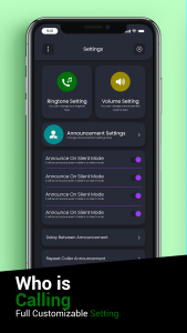 اسکرین شات برنامه Auto Caller Name Announcer App 7