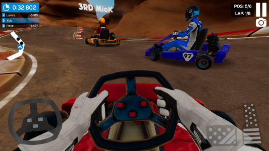 اسکرین شات 3 بازی Real Go Kart Karting - Racing