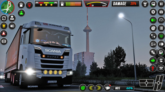 اسکرین شات 1 بازی US Car Transport Simulator 3D