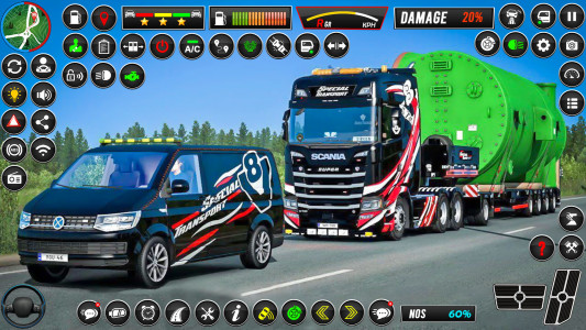 اسکرین شات 3 بازی US Car Transport Simulator 3D