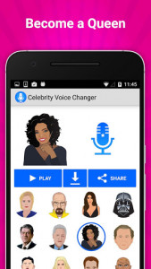 اسکرین شات برنامه Celebrity Voice Changer Lite 6