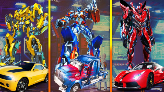 اسکرین شات 7 برنامه Robot Car Games Transform