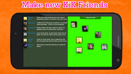 اسکرین شات برنامه Chat Friend for Kik 2
