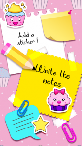 اسکرین شات برنامه My Cute Notes Memo App 6