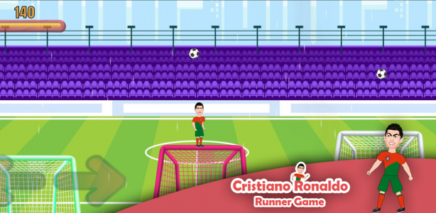 اسکرین شات بازی Cristiano Ronaldo Runner Game 4