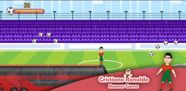 اسکرین شات بازی Cristiano Ronaldo Runner Game 3