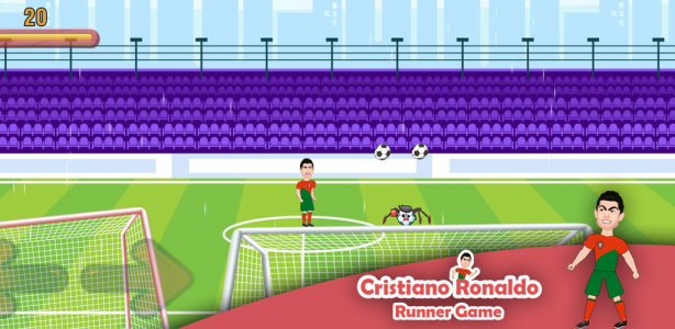 اسکرین شات بازی Cristiano Ronaldo Runner Game 2