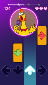 اسکرین شات بازی Dancing Chicken - funny tiles 1