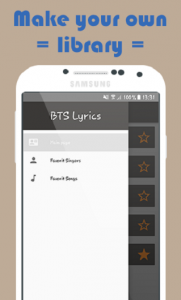 اسکرین شات برنامه BTS K-pop Lyrics 4