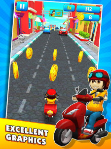 اسکرین شات بازی Subway Scooters Free -Run Race 1