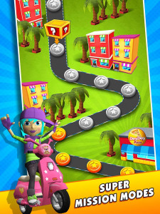 اسکرین شات بازی Subway Scooters Race 4
