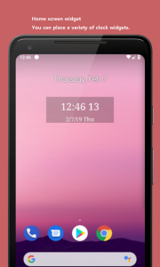 اسکرین شات 1 برنامه Date Seconds Widget