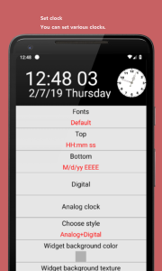 اسکرین شات 2 برنامه Date Seconds Widget