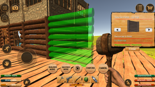 اسکرین شات بازی Survival Forest : Survivor Home Builder 2 2