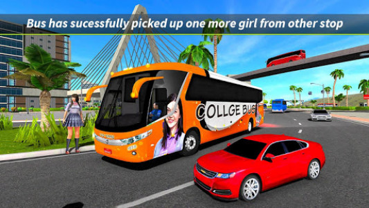 اسکرین شات بازی College Bus Simulator Dropping Game 4