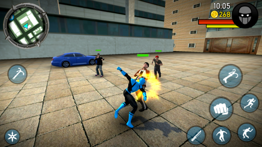 اسکرین شات 7 بازی Blue Ninja : Superhero Game