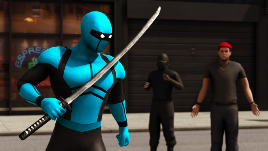 اسکرین شات بازی Blue Ninja : Superhero Game 2