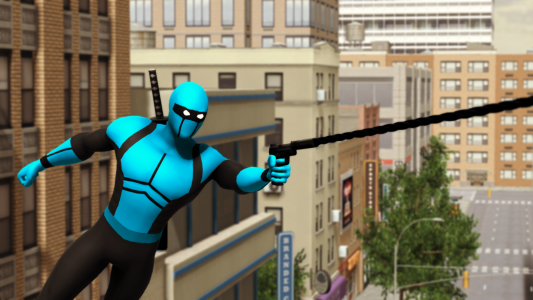 اسکرین شات 3 بازی Blue Ninja : Superhero Game