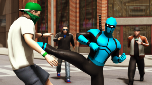 اسکرین شات 1 بازی Blue Ninja : Superhero Game