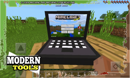 اسکرین شات برنامه Modern Tools Mod for Minecraft 1