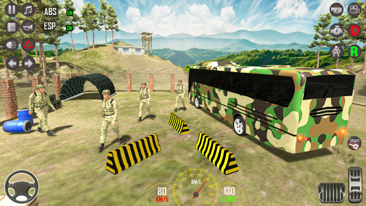 اسکرین شات بازی Army bus games military bus 6