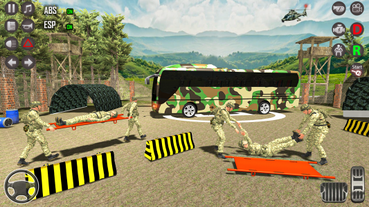 اسکرین شات بازی Army bus games military bus 5