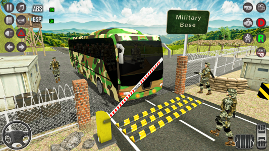 اسکرین شات بازی Army bus games military bus 1