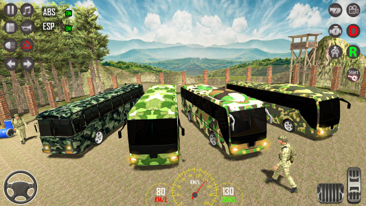 اسکرین شات بازی Army bus games military bus 7