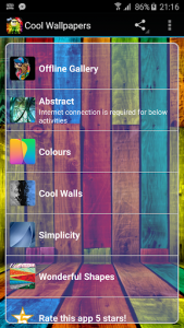 اسکرین شات برنامه Cool Wallpapers HD 2