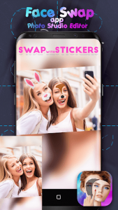 اسکرین شات برنامه 🎭 Face Swap App - Photo Studio Editor Prank 🎭 2