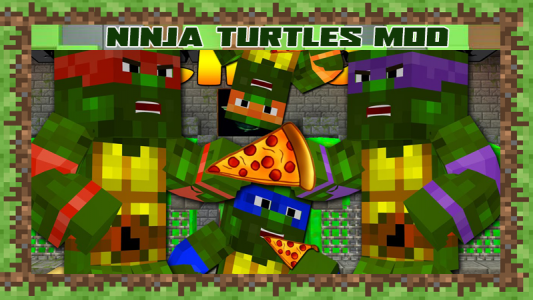 اسکرین شات برنامه Skins Ninja Turtles for Minecraft 1