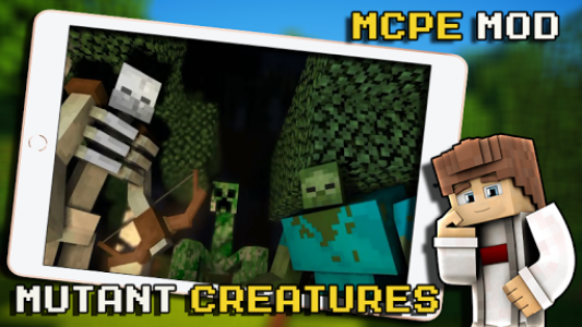اسکرین شات برنامه Mutant Zombie Mod for Minecraft 1