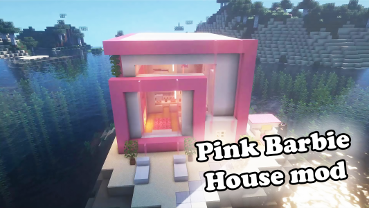 اسکرین شات برنامه Mod Barbie Pink House for MCPE 4